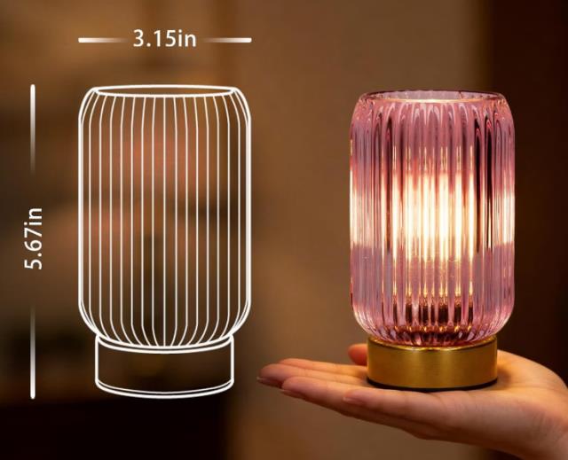 Where to find Purple Battery Operated Table Lamp in Tulsa