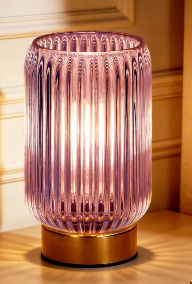 Rental store for Purple Battery Operated Table Lamp in Tulsa OK