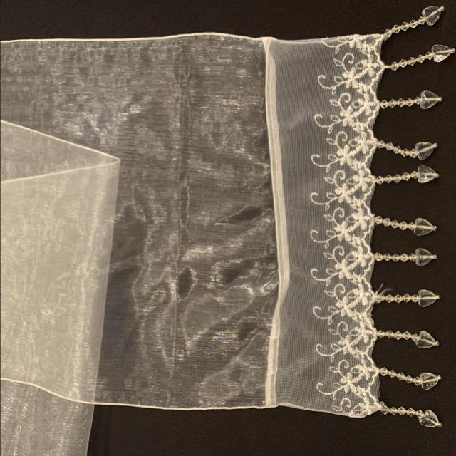 Where to find Ivory Organza Beaded Runner in Tulsa