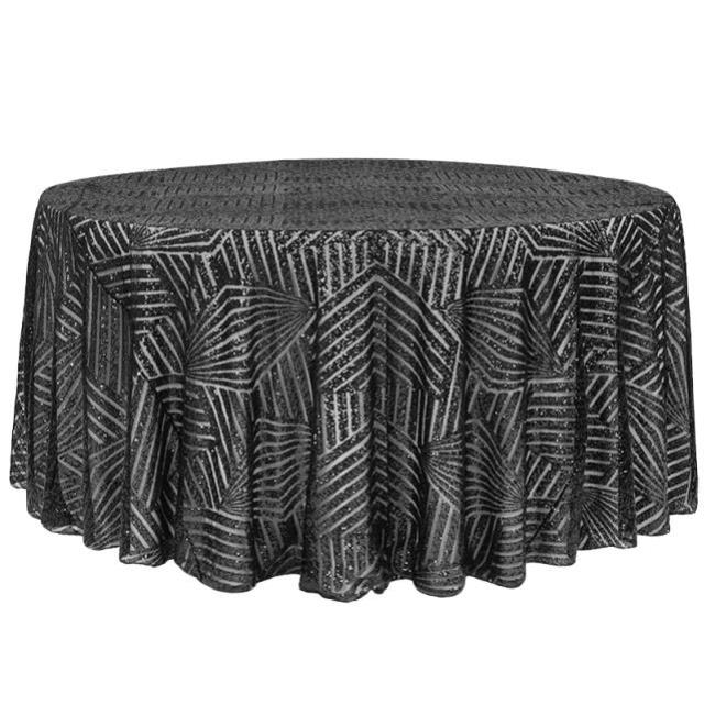 Where to find Black Art Deco Sheer Linens in Tulsa
