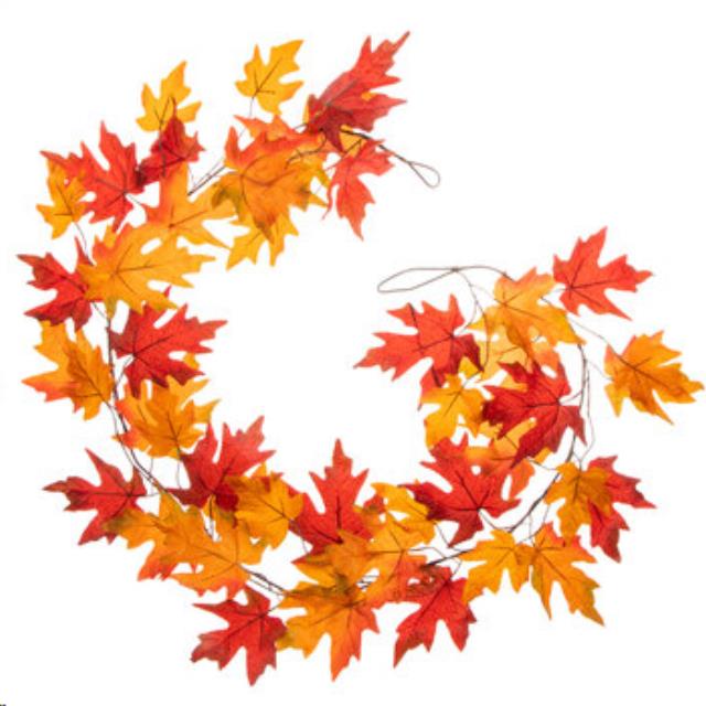 Where to find Fall Leaves Garland, 6ft long in Tulsa