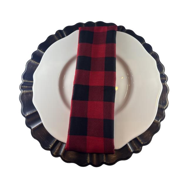 Where to find Buffalo Check Dinner Napkin in Tulsa