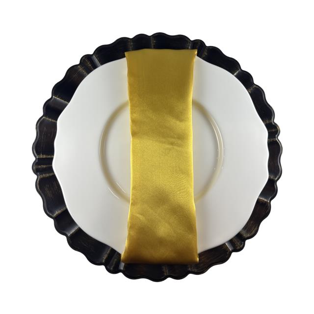 Where to find Bright Gold Satin Dinner Napkins in Tulsa