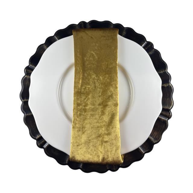 Where to find Vintage Gold Velvet Dinner Napkin in Tulsa