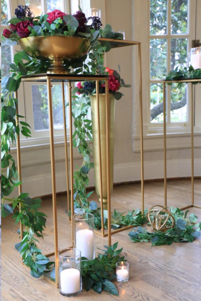 Where to find Gold Metal Stand, 40 tall in Tulsa