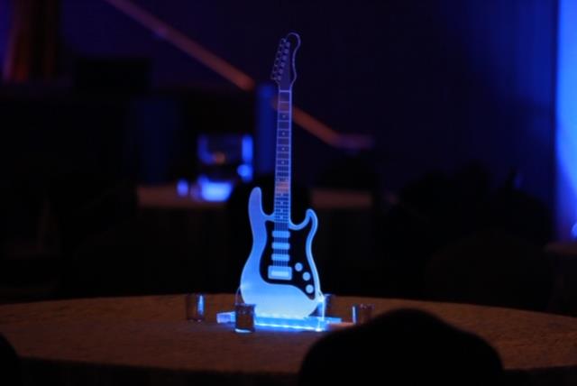 Rental store for Acrylic Guitar Centerpiece w  base in Tulsa OK