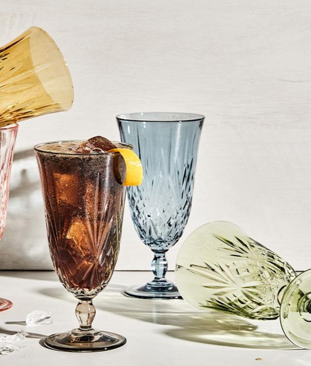 Where to find Slate Blue Cut Crystal Goblet 20 RK in Tulsa