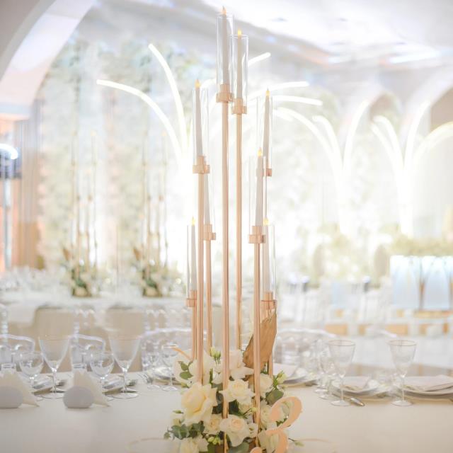 Where to find Gold Cascade Candelabra 8 arm 41 in Tulsa