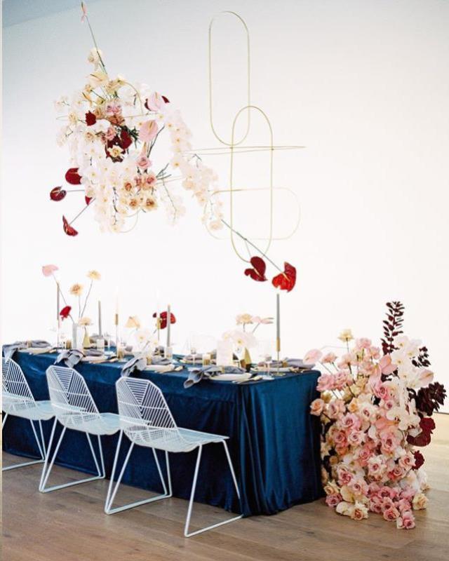 Where to find Marine Blue Velvet Linens in Tulsa