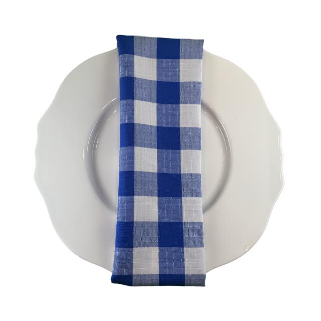 Where to find Blue Check Dinner Napkin in Tulsa