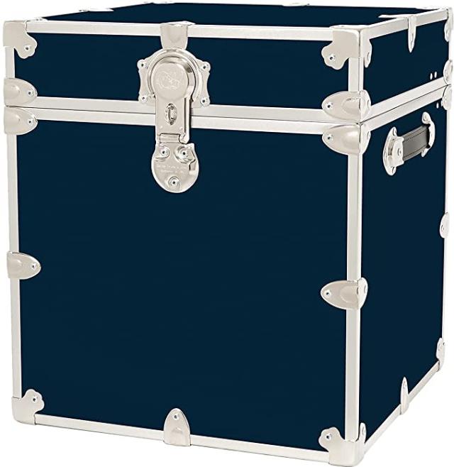 Where to find Navy Blue Trunk Cube End Table in Tulsa