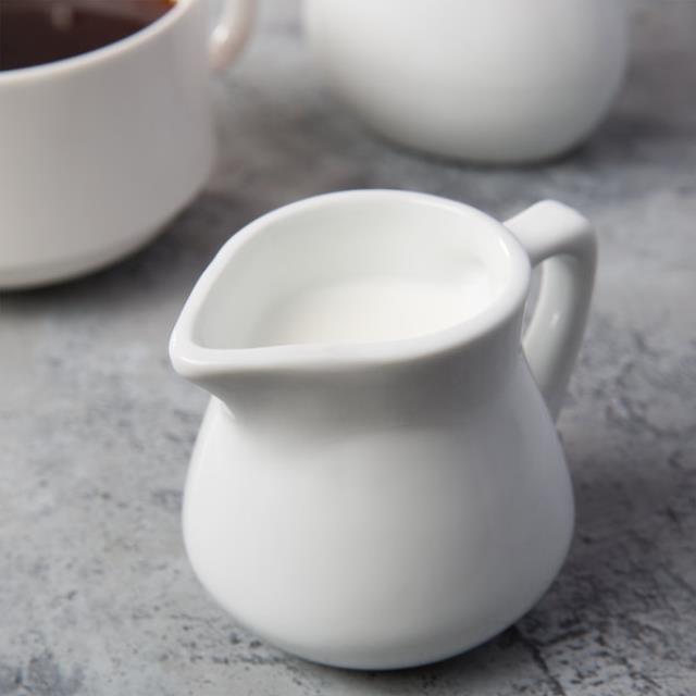 Rental store for White Porcelain Creamer, 3.5 oz in Tulsa OK
