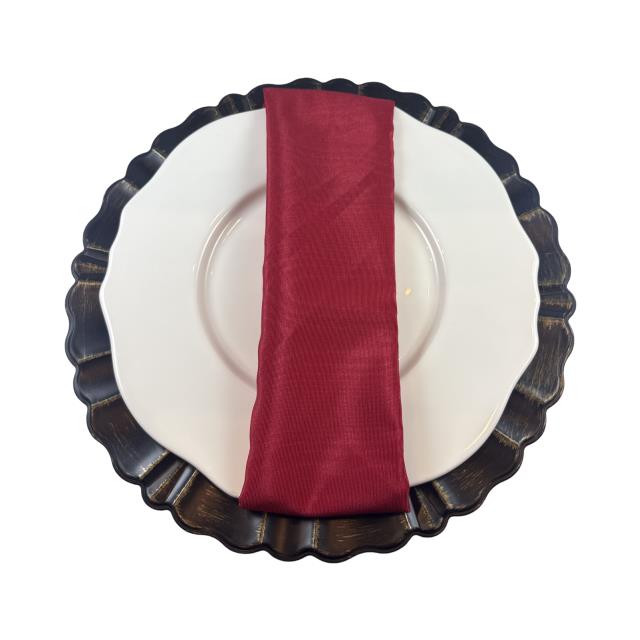 Where to find Red Bengaline Moire Dinner Napkins in Tulsa