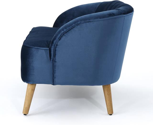 Where to find Amira Cobalt Velvet Loveseat in Tulsa