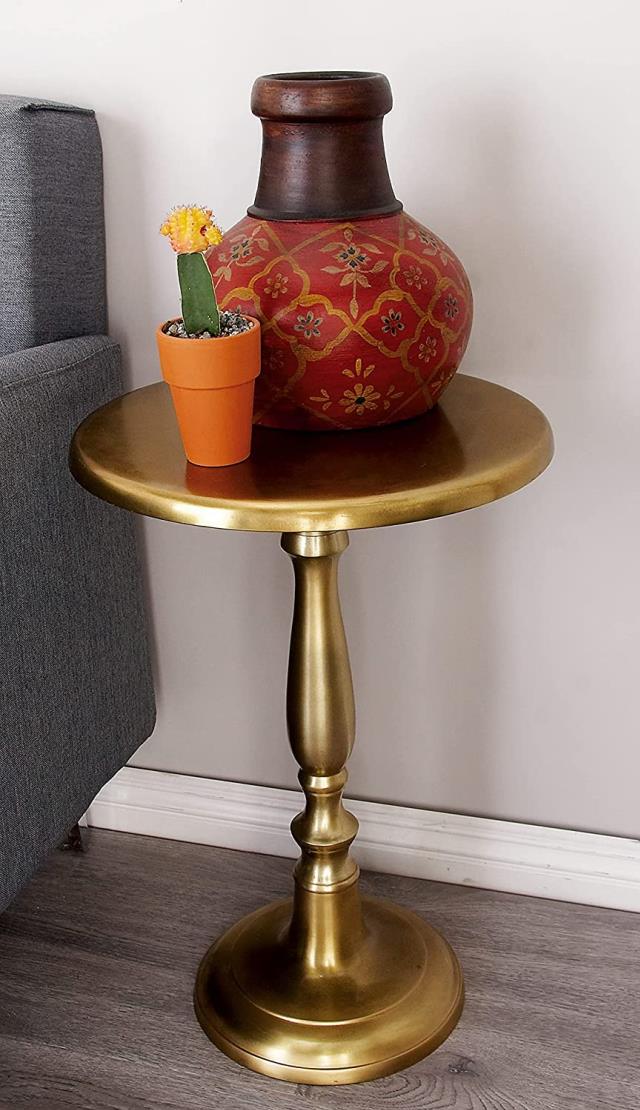 Where to find Dahlia Gold Side Table in Tulsa