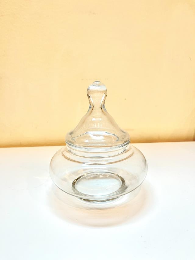 Rental store for Clear Glass Sugar bowls w  lids. 8 oz in Tulsa OK