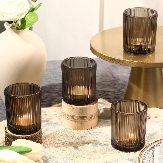 Where to find Smoke Ribbed Votive Holder in Tulsa