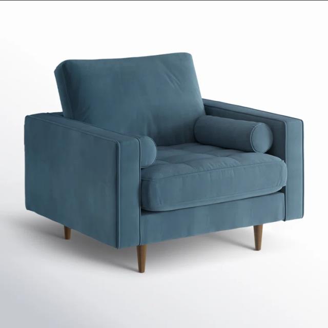 Where to find Connick Armchair, Blue in Tulsa