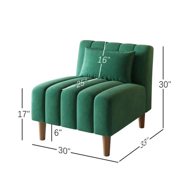 Where to find Zuri Armless Sofa Chair in Tulsa