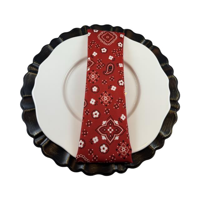 Where to find Red Bandana Classic Poly Dinner Napkin in Tulsa